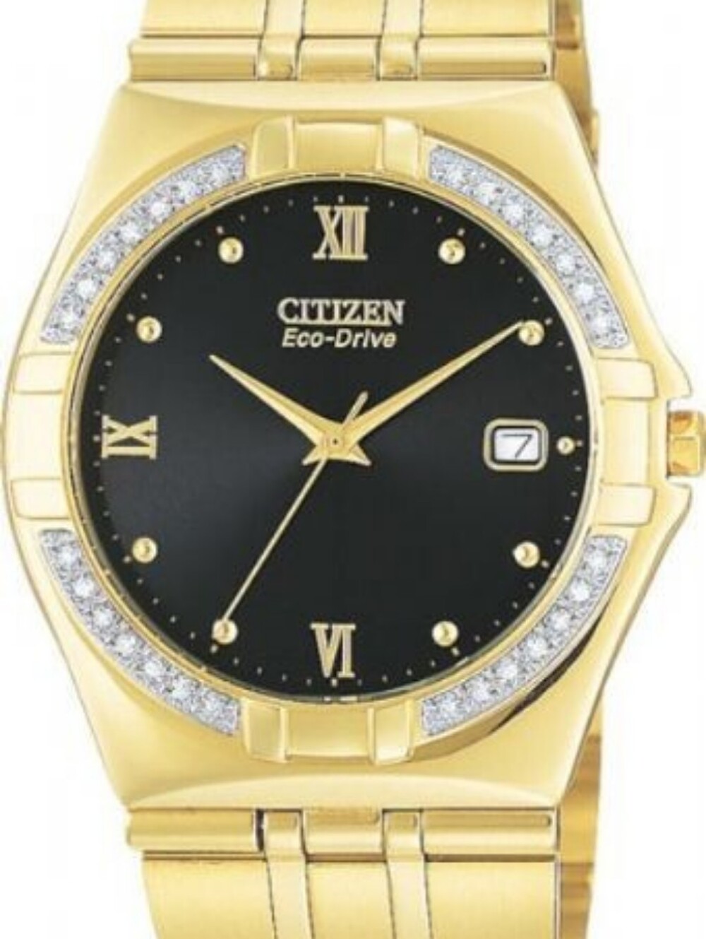 Citizen Eco-Drive Unisex 36mm  Gold-Tone Dress Watch